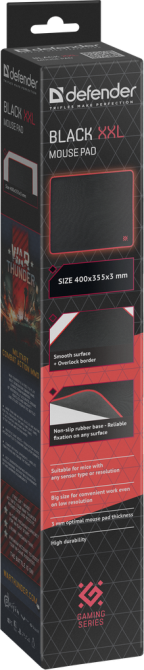 Килимок для миші Defender Black XXL (50559) (6384337) Київ - фото 3