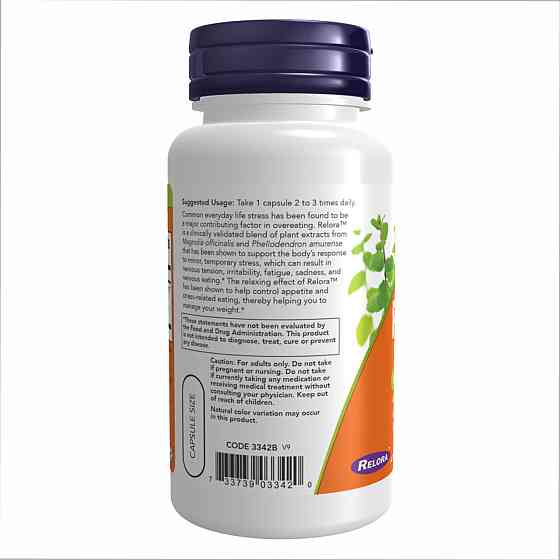 Релора Now Foods Relora 300 mg 60 вег капс Київ