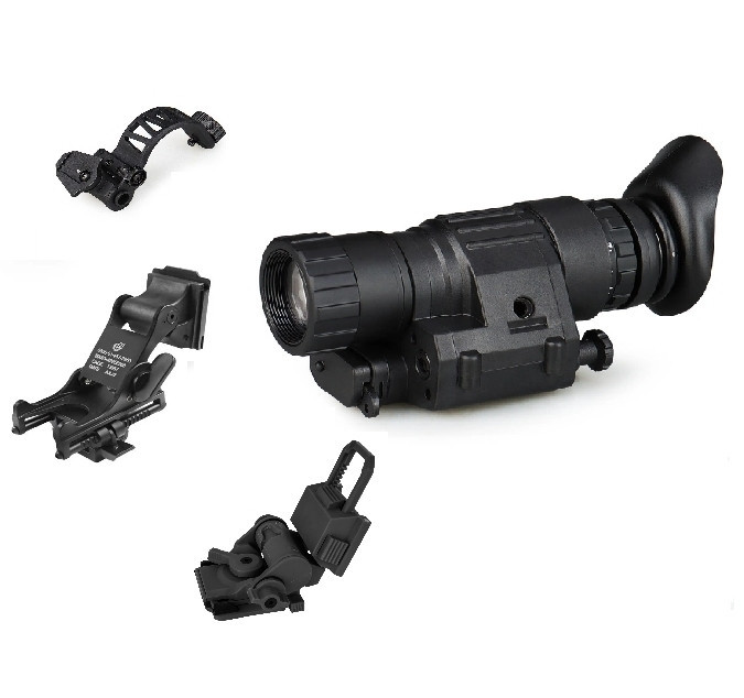 Монокуляр нічного бачення PVS-14 із кріпленнями Mount + кріплення Rhino ріг + кронштейн FMA L4G24 Вінниця - фото 1