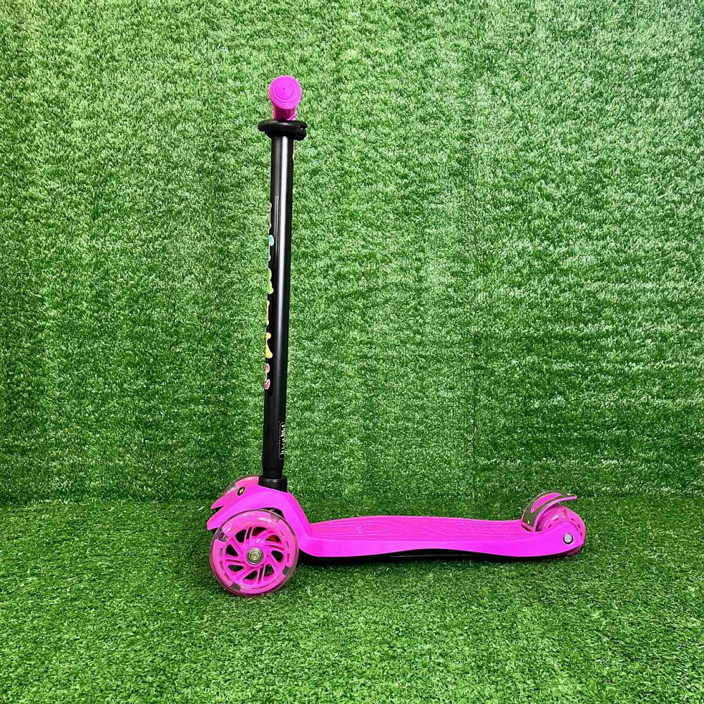 Самокат триколісний iTrike MAXI з підсвічуванням коліс Рожевий (JR 3-003-P1) Чернігів - фото 4