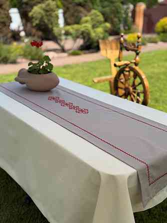 Ecotton Ранер доріжка Ecotton 45x170 см для обіднього столу водовідштовхувальна в етно-стилі сі Коломия