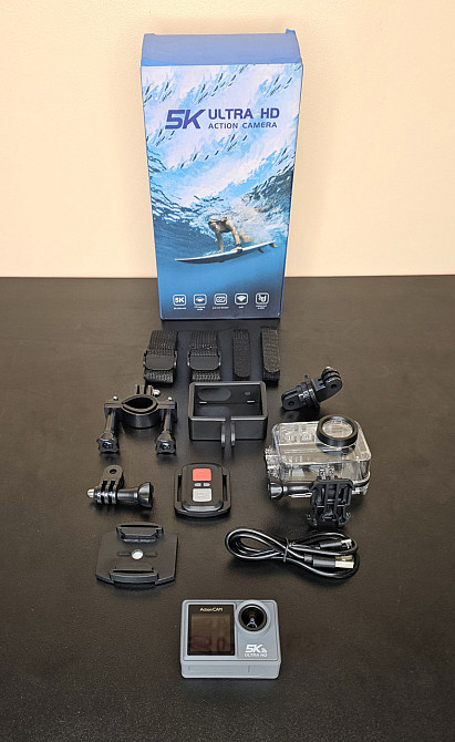 Екшен камера 4К водонепроникна з великим комплектом Action Camera Sport Клевань - изображение 1