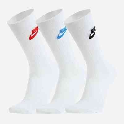 Шкарпетки Nike U NK NSW EVERYDAY ESSENTIAL CR DX5025-911 46-50 3 пари Білі (196148785753) Вінниця