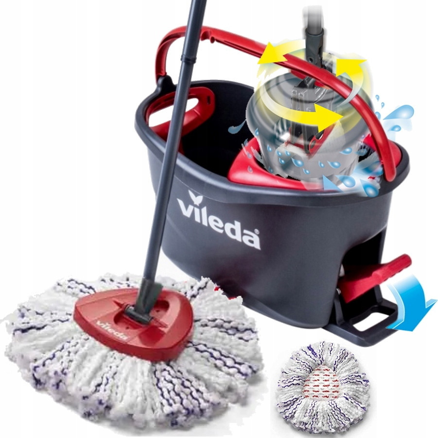 Набор для уборки Ведро 13 литров и Круглая швабра Vileda 