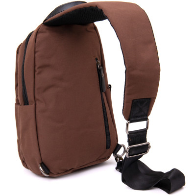 Сумка Vintage Через плече нейлон Коричнева (20634) Вінниця - фото 12