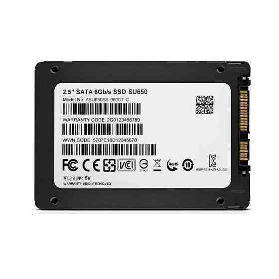 SSD ADATA Ultimate SU650 960GB 2.5" SATA III 3D TLC (62277) Киев