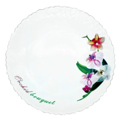 Тарілка Vittora "Букет орхідеї" Wave Dessert 19 см (V-190O) Вінниця - фото 1