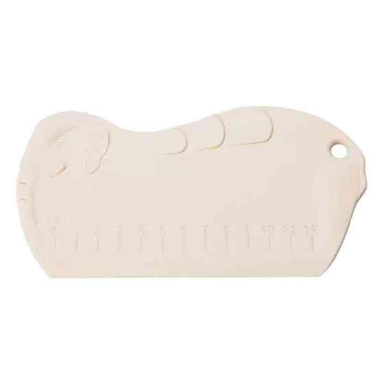 Силіконовий коврик з качалкою для тіста Бежевий Київ