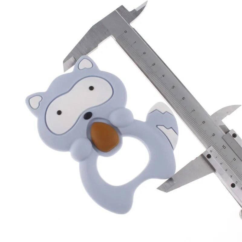 Силиконовый прорезыватель для зубов. Энот. Цвет розовый Киев - изображение 3