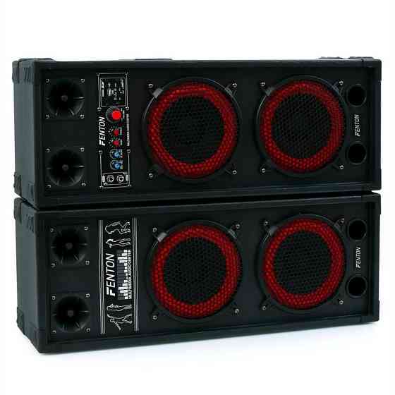 SPB-28 Active Passive Box Set 800 Вт 2x20 см НЧ-динамік USB/SD Bluetooth MP3 (Німеччина, читати опис) Рівне