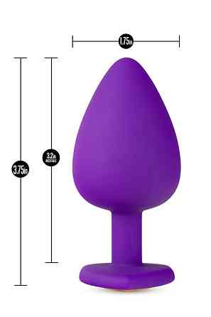 Анальная пробка TEMPTASIA BLING PLUG LARGE PURPLE Sex Aura Киев