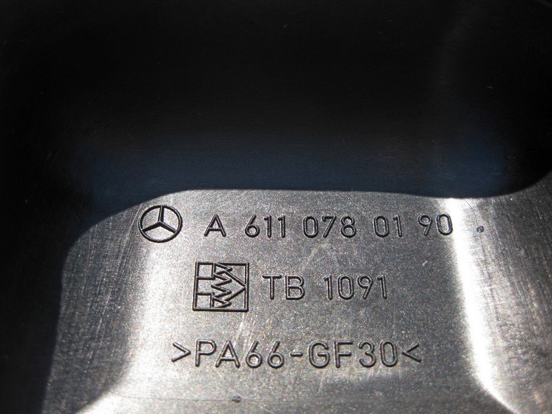 Mercedes-Benz  A6110780190 Вакуумний ресивер - бачок вакуумної системи для двигунів OM611 R4 2.2 cdi OM612 R5 2.7 OM613 R6 3.2 Одеса - фото 3