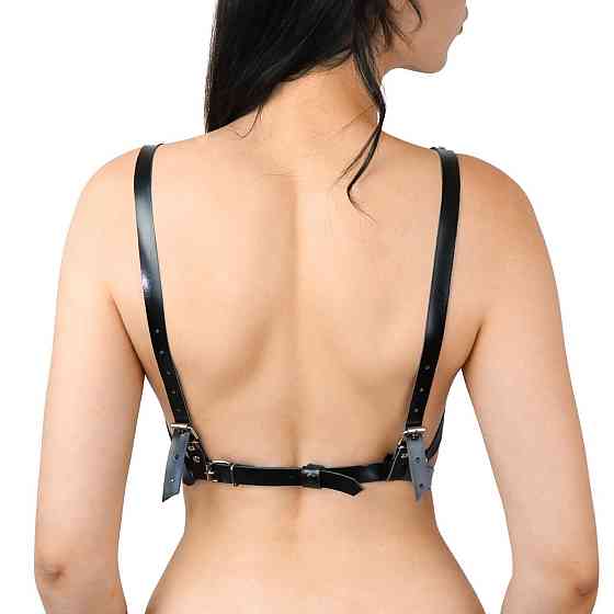 Портупея жіноча шкіряна Art of Sex - Leather Sheron XS-M, чорна Sex Aura Київ