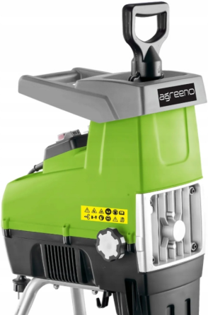 Подрібнювач гілок електричний 3500Вт 60л AGREENO (Польща) Київ