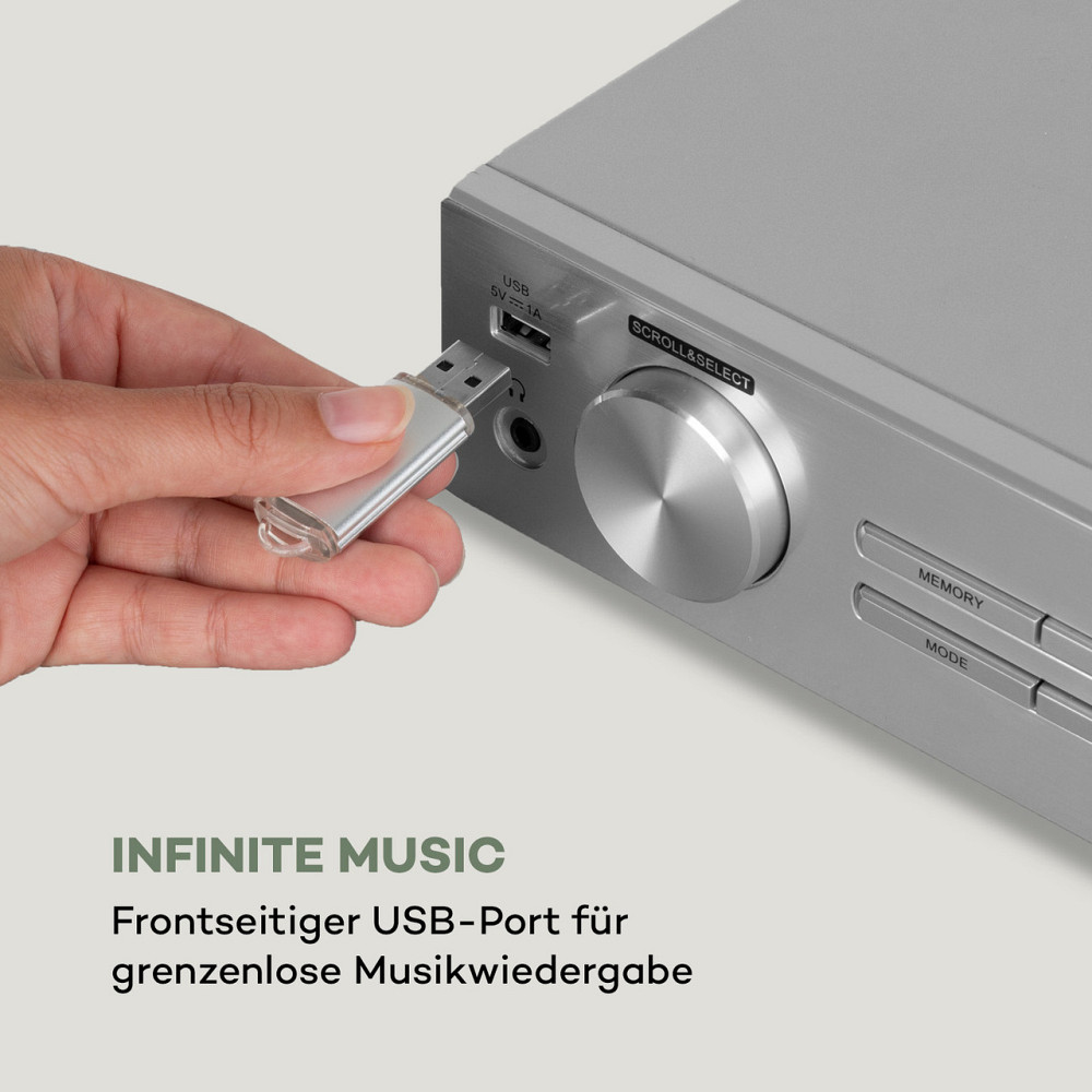 ITuner 320 BT цифровой hi-fi тюнер Spotify Connect Управление приложением BT серебристый серебристый Ровно - изображение 8