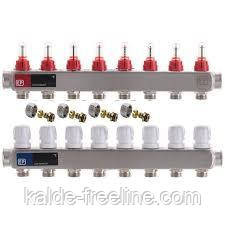 Колектор для теплої підлоги "EUROPRODUCT" на 8 контурів (нержавійка)) Харків - фото 1