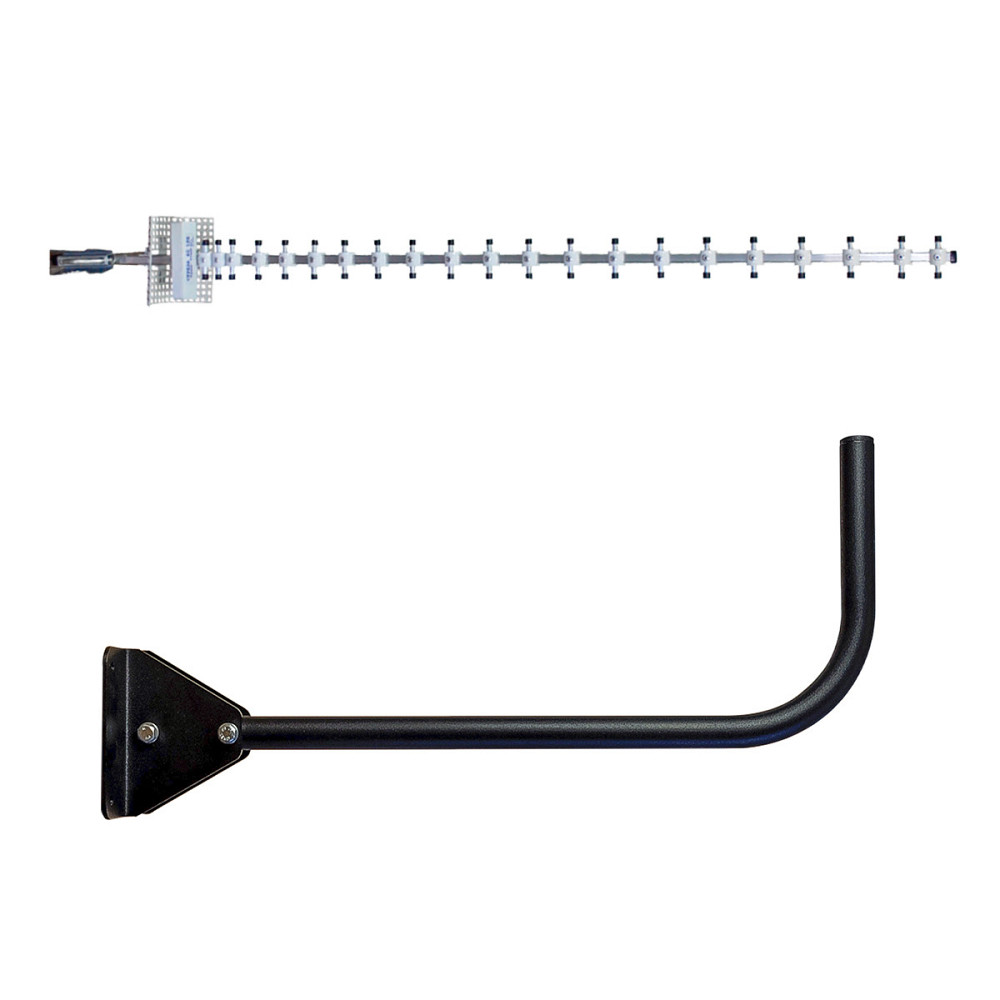 Комплект 4G антенна стрела MARKETNET T1727 мощностью 21 dBi + Кронштейн Г-образный Киев - изображение 1