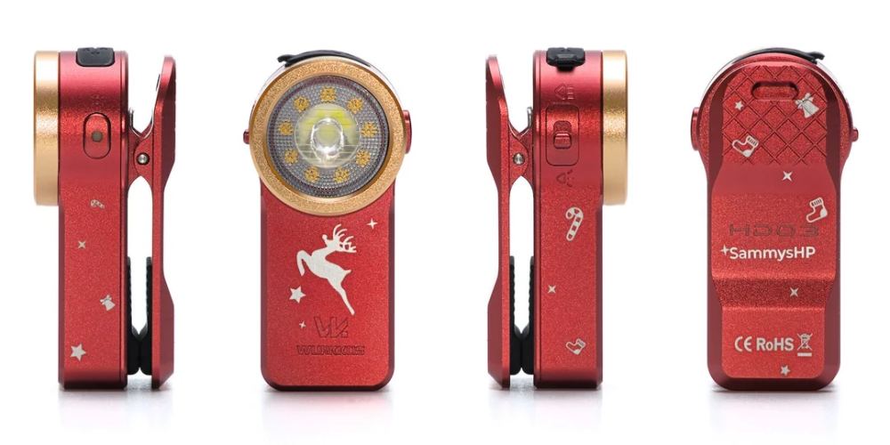 Ліхтар кемпінговий Wurkkos HD03 Christmas 680 лм USB-C 95 CRI-RGB Buck Driver з магнітом Червоний Київ - фото 3
