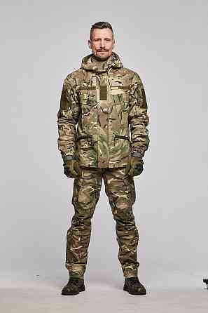 Тактичні військові штани мультикам ріп-стоп, бойові штурмові літні штани з затяжками під колінами Львів