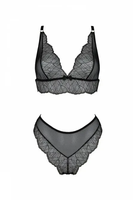 Комплект Passion AMBERLY SET black S/M Львів - фото 3
