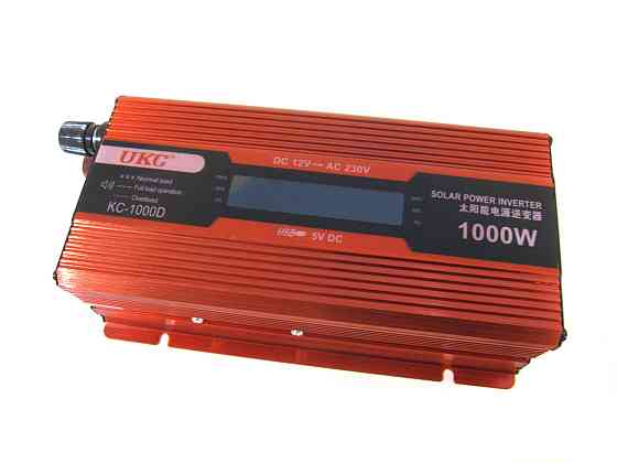 Перетворювач авто інвертор UKC 12V-220V 1000W LCD KC-1000D Винница