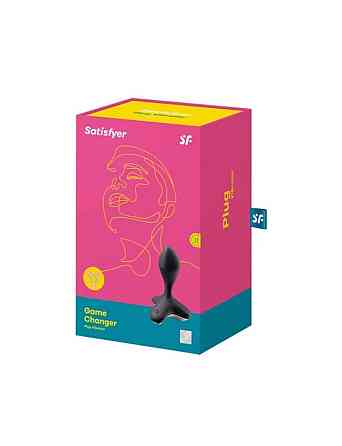 Анальна пробка з вібрацією Satisfyer Game Changer Black Sex Aura Київ