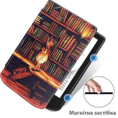 Чехол для электронной книги BeCover Smart Case PocketBook 629 Verse / 634 Verse Pro 6" Library Girl (710975) Винница