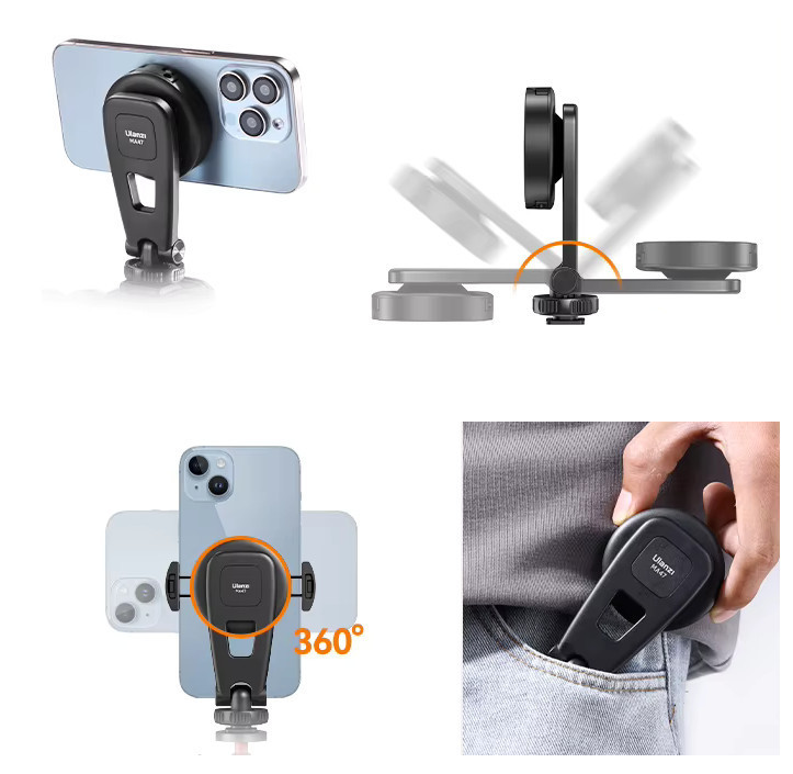 Держатель для телефона магнитный на штатив Magsafe с наклоном Ulanzi MA47 Киев - изображение 2