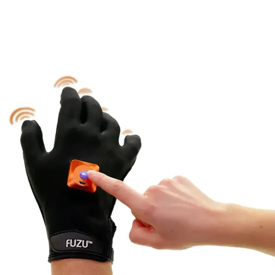 Віброрукавичка (ліва) FUZU Gloves Vibrating Massage Left Hand, 11 режимів Львів