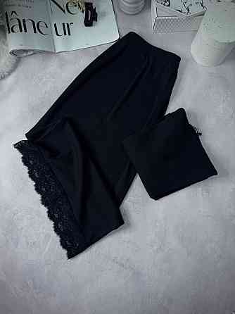 Жіночий стильний костюм з мерживом лонг+спідниця ( міні)  рубчик+мереживо Одеса