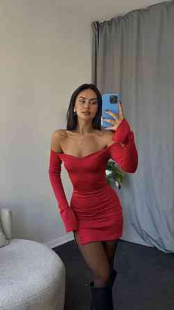 Женское облегающее мини платье с открытыми плечами микродайвинг Одесса