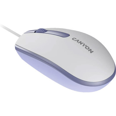 Мишка Canyon M-10 USB White Lavender (CNE-CMS10WL) Вінниця - фото 3