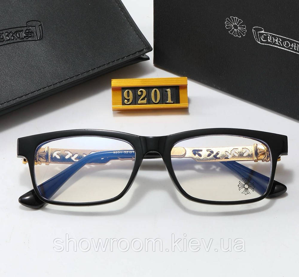 Мужская оправа Chrome Hearts 9201 gold Киев - изображение 2