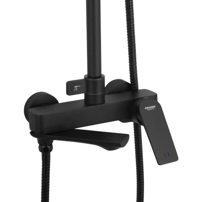 Душовий гарнітур Kroner Graz-SCH063 + змішувач Edelstahl Kubus-SCH010 (CVS30220) Вінниця - фото 9