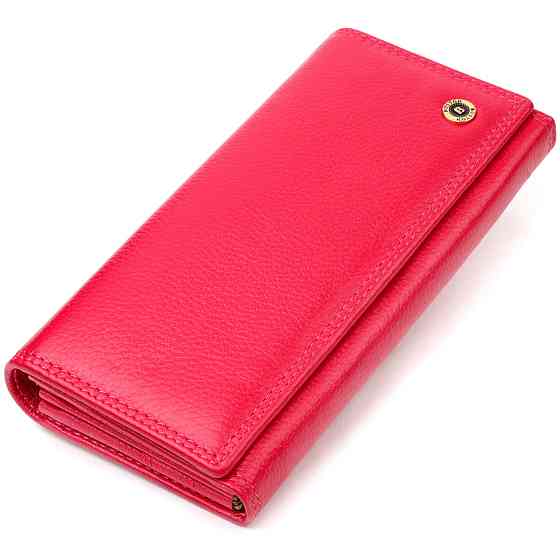 Яркий кошелек для женщин из натуральной кожи Boston 19422 Розовый Киев