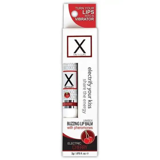 Стимулювальний бальзам для губ унісекс Sensuva - X on the Cherry Lips з феромонами, вишня Львів