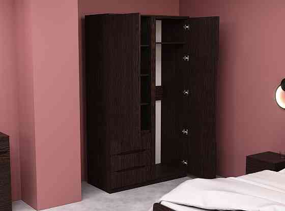 Шкаф Дельта 1, Венге Магия, 1200х550х2100 Львов