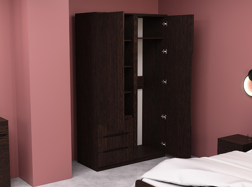 Шкаф Дельта 1, Венге Магия, 1200х550х2100 Львов - изображение 4