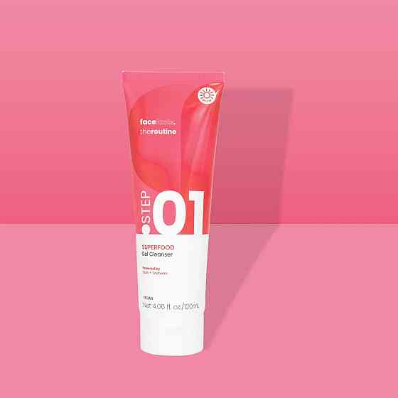 Очищуючий гель для шкіри обличчя Superfood The Routine Face Facts 120 мл Київ