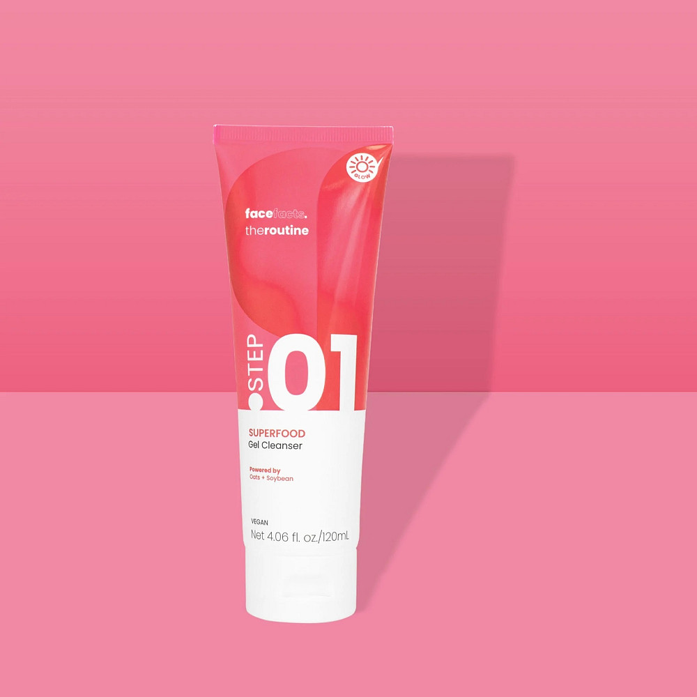 Очищуючий гель для шкіри обличчя Superfood The Routine Face Facts 120 мл Київ - фото 3
