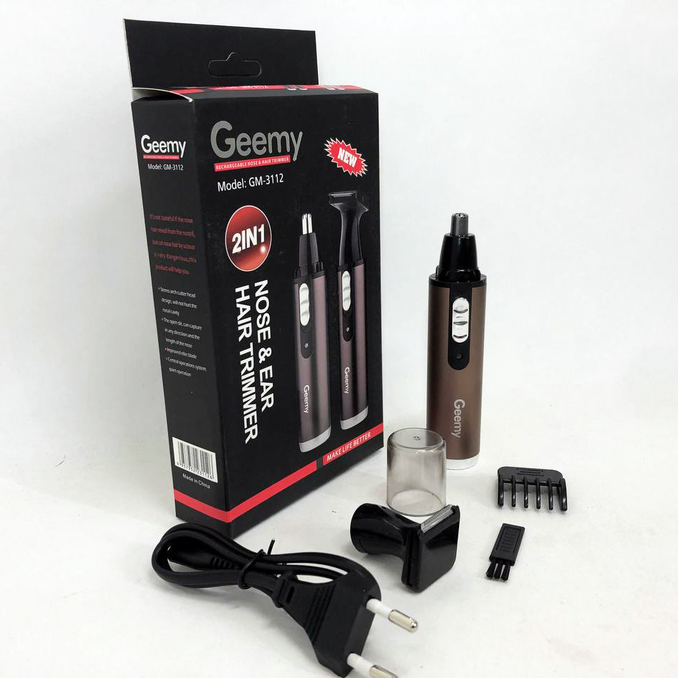 Электрический триммер для волос в носу GEMEI, Бритва триммер для носа и ушей носа и бровей WE-16 Львов - изображение 1