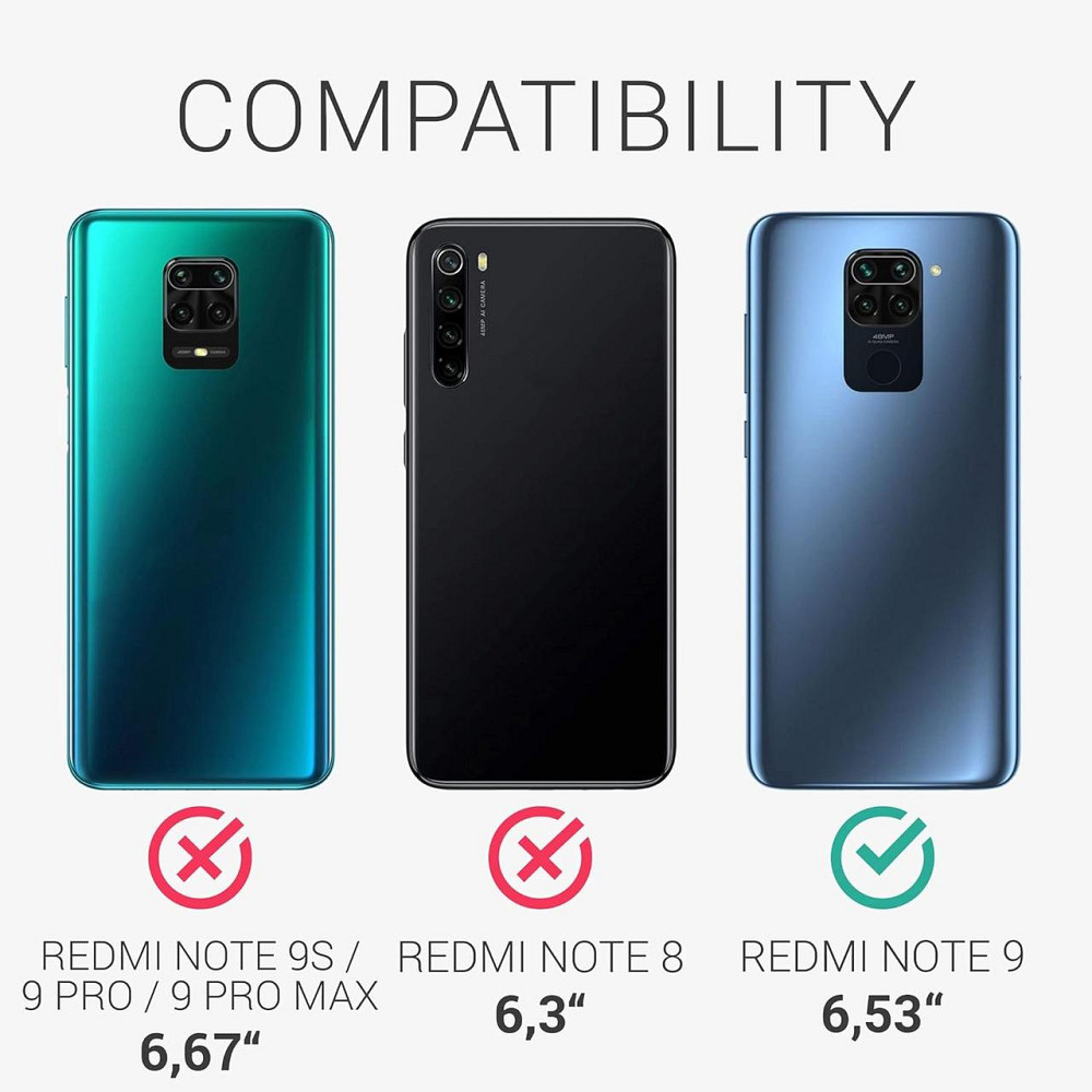 Чехол для Xiaomi Redmi Note 9 мягкий силиконовый TPU темно-серый с точными вырезами 6 дюймов Киев - изображение 3