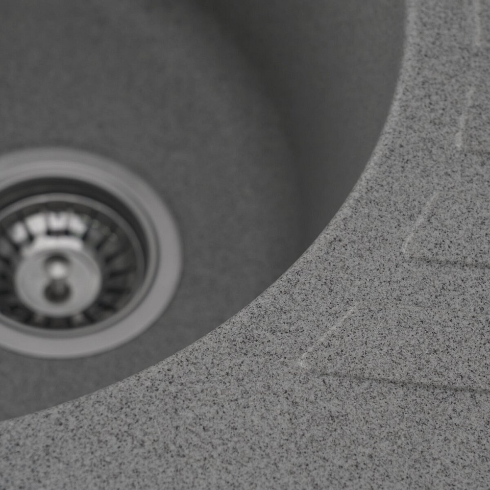 VALESO Гранітна мийка для кухні VALESO 6250 SOUL матова Сіра Коломия - фото 6