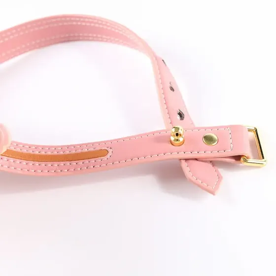 Повідець LOCKINK SEVANDA Love Heart Butterfly Leather Collar Set - Pink Львів