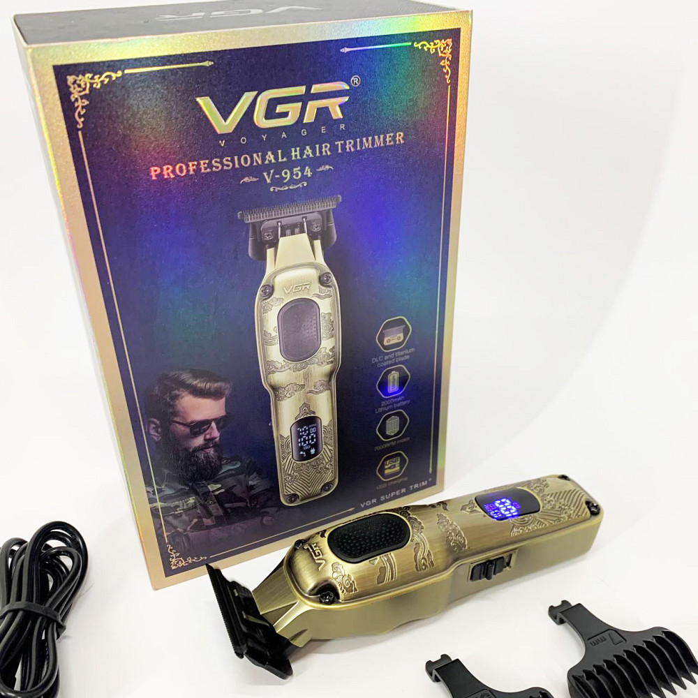 Мужской набор для стрижки волос беспроводной, Машинка для стрижки волос без шума, Триммер беспроводной VN-91 Львов - изображение 5