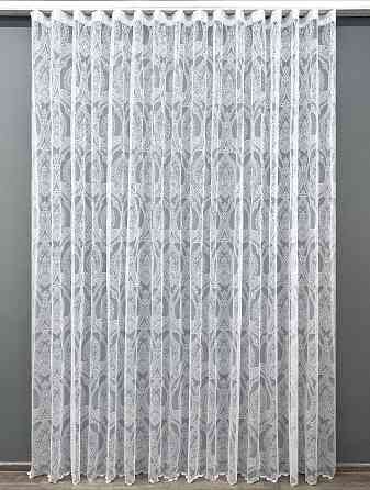 Тюль VR-Textil 1982т Жакард Білий 400х270 см (42-1006) Київ