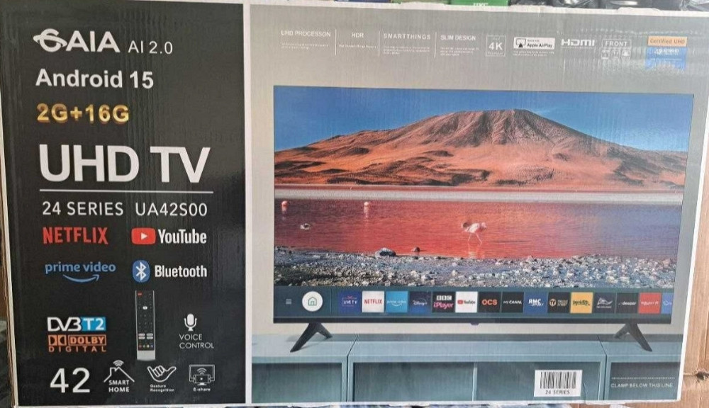 Новий телевізор Samsung 42 дюйми Smart TV/Wi-Fi/T2/Andoid Київ - фото 1