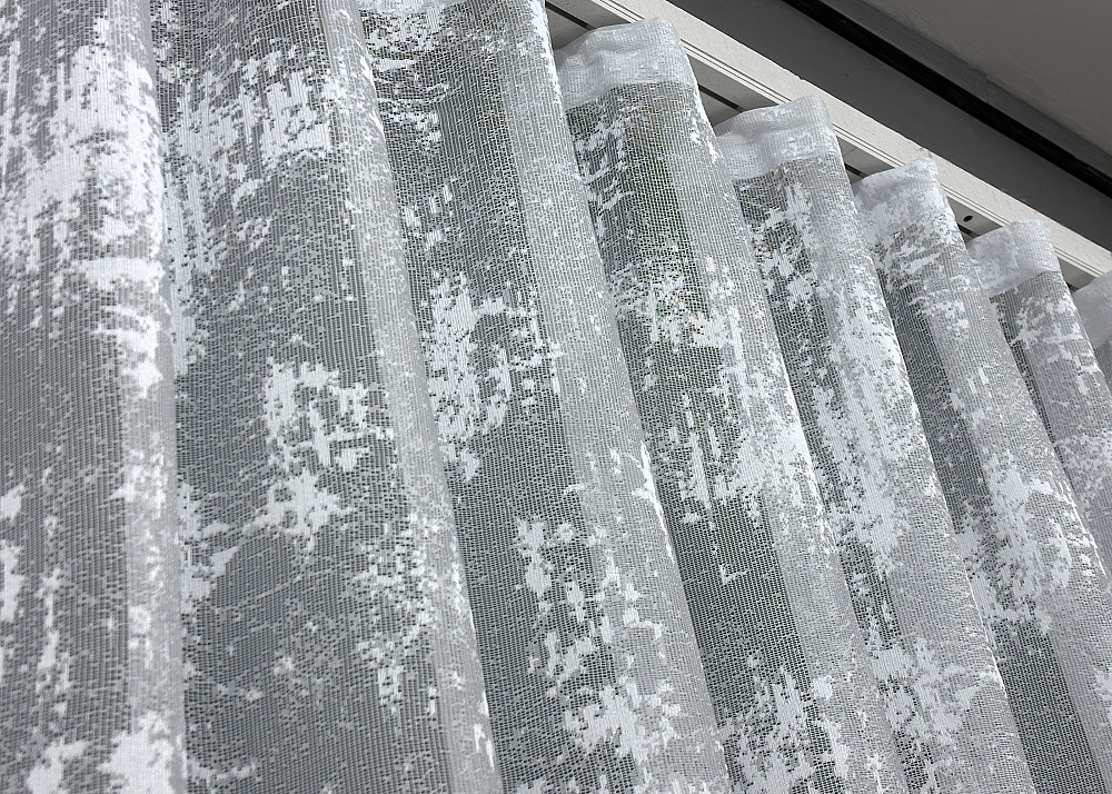 Тюль VR-Textil 1225т Мармур Жакард Білий 250х270 см (43-334) Київ - фото 8