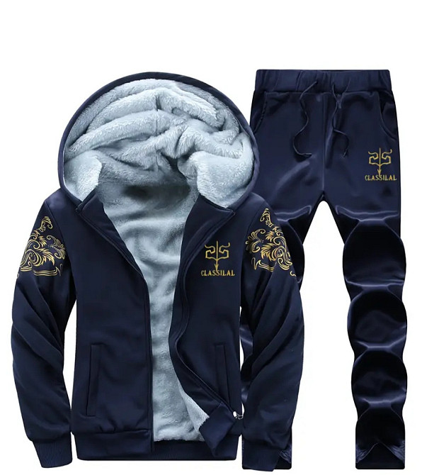 🔥 Чоловічий теплий спортивний костюм CLASSIAL — розмір L Київ - фото 3