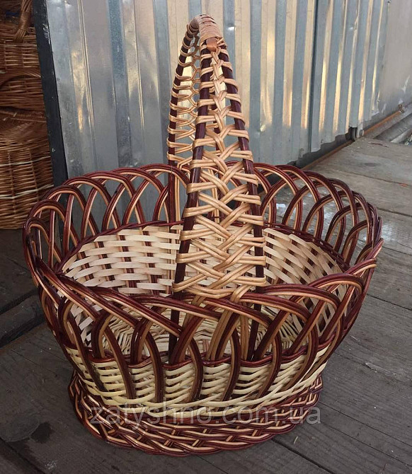 Кошик плетений з лози | Київ - фото 4
